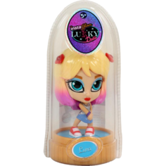 Кукла Lukky Doll Instaglam, кукла Луна 12 см с 2 аппликаторами и косметикой внутри