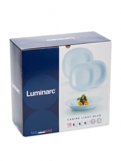 Столовый набор 18 предметов CARINE LIGHT BLUE Luminarc