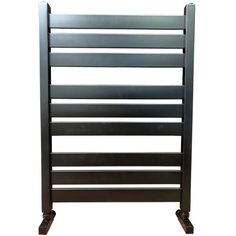 Полотенцесушитель Ника MODERN ЛМ-7 80/50 RAL9005 черный матовый с вентилями Nika