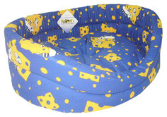 Лежак для животных Бобровый Дворик Кошки №2 синий