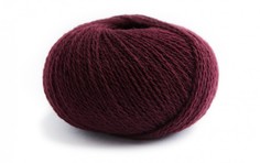 Пряжа Lamana Shetland цвет 16, bordeaux, бордовый