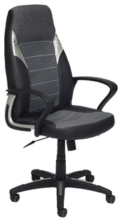 Кресло руководителя TetChair Inter, черный/серый