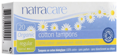 Био тампоны Natracare Regular без аппликатора, 20 шт.
