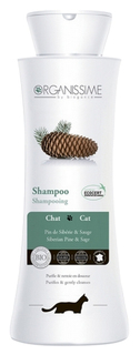 Шампунь для кошек Organissime Cat Shampoo, экстракт шалфея и масло сибирской пихты, 250 мл