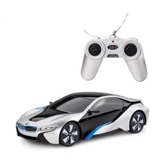 Rastar Машина на радиоуправлении 1:24 BMW I8, цвет Серебряный