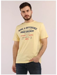 Футболка мужская LERROS 2123010511 желтая 3XL
