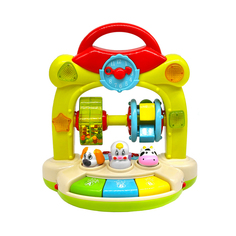 ZHORYA Погремушка-барабан, свет, звук, 23*14*24 см