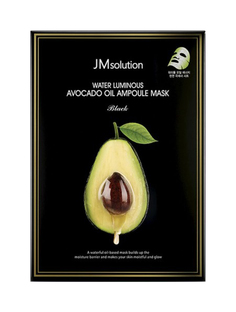 Маска для лица JMSolution Water Luminous Avocado Oil Ampoule Mask Black 35 мл