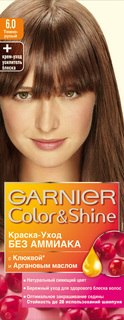 Краска для волос Garnier Color&Shine, оттенок 6.0 Темно-русый