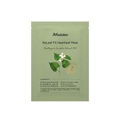 Маска Jmsolution Releaf Fit Heartleaf Mask тканевая с экстрактом гуттуинии 30 мл