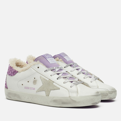 Кеды женские Golden Goose Super-Star Leather белые 37 EU
