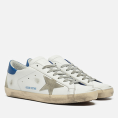 Кеды мужские Golden Goose Super-Star Leather/Suede Star белые 42 EU