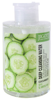 Мицеллярная вода Jigott Deep Cleansing Water Cucumber 530 мл