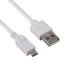 Кабель USB 2.0 А вилка - Micro USB вилка, 1м,быстрая зарядка, 1,8 А, белый, BS3213 Belsis