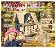 Конструктор деревянный Polly Соuntry House ДК-3