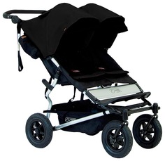 Коляска для двойни и погодок Mountain Buggy Duet Black