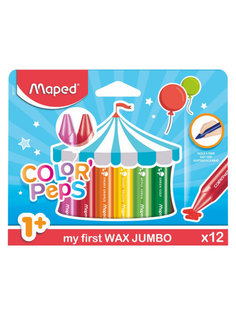 Набор восковых мелков COLORPEPS 12 шт. Maped