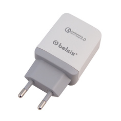 Сетевое зарядное устройство Belsis BS1408 1xUSB, 3,6 A, White