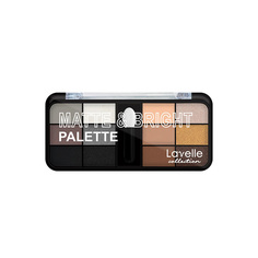 Тени для век Lavelle MATTE&BRIGHT 12-ти цветные т.03