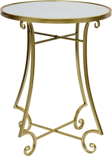 Столик кофейный с зеркальной столешницей 50x50x65см Glasar 54-144 ГЛАСАР