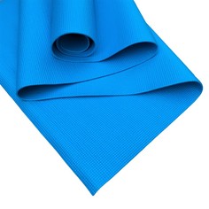 Коврик для йоги и фитнеса StarFit Yoga Star синий 3 мм