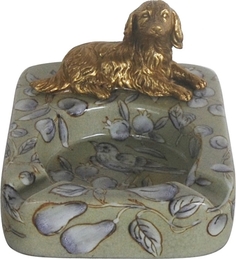 Пепельница с собачкой 13x10x8см Glasar 31G2264/B1297HC/HLG1435 ГЛАСАР