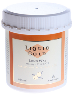 Крем-масло для массажа Золотое Anna Lotan Long Way Massage Cream-Oil LIQUID GOLD 625 мл