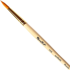 Кисть Roubloff Серия 1312 синтетика круглая лаковое покрытие ручка длинная 9