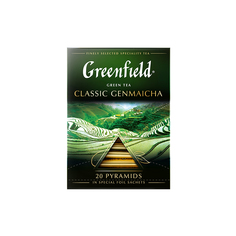 Чай зеленый в пирамидках Greenfield Classic Genmaicha 20 пакетиков