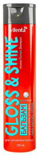 VILENTA Бальзам для окрашенных волос GLOSS&SHINE с комплексом витаминов, 280 мл