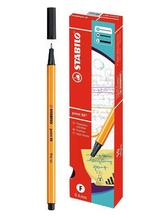 Ручки капиллярные линеры STABILO point 88, 10шт., черный