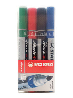 Набор маркеров STABILO MARK-4-ALL, 4шт