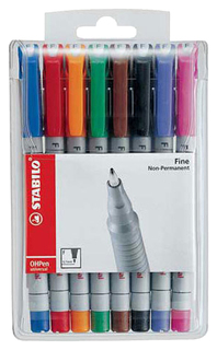 Набор маркеров STABILO OHPen universal Fine Non-Permanent 852/8 8 шт