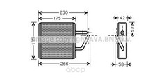 Pадиатор печки Mazda 323 94-01 Ava MZ6194