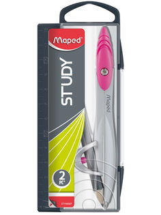 Циркуль металлический Maped Study с универсальным держателем