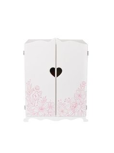 Шкаф с цветочным принтомLeader Diamond Princess белый 71419