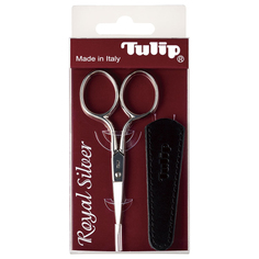 Ножницы для рукоделия и творчества Tulip Royal Silver, 13.7см, Япония, арт.TIS-001