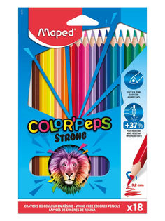 Карандаши цветные Maped 862718, пластиковые, 18 цветов