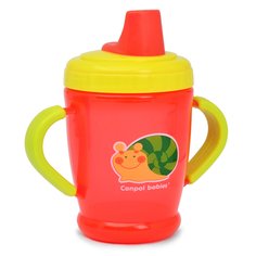 Поильник обучающий Canpol Babies с мягким носиком 260 мл красный