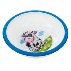 Миска пластиковая Canpol Babies Little cow синяя коровка