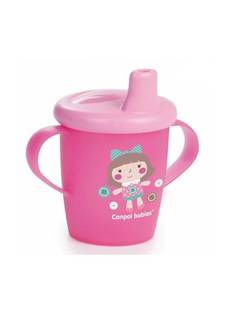 Чашка-непроливайка Canpol Babies Toys 250 мл розовая