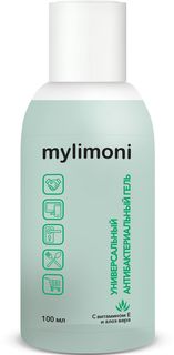 Гель антисептический универсальный Mylimoni с витамином Е и Алоэ Вера, 100 мл