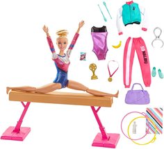 Кукла Barbie Барби Игровой набор Гимнастка