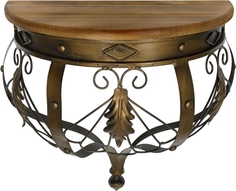 Консоль настенная 39x22x42см Glasar 39-069 ГЛАСАР