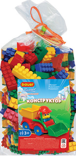Развивающая игрушка конструктор Bauer Классик мешок Кроха 156 деталей 3 + Бауэр
