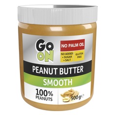 Арахисовая паста Go On Peanut Butter 100 % Peanuts Smooth 500g Sante