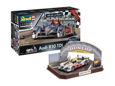 Сборная модель Revell 1/24 Подарочный Audi R10 TDI + 3D Паззл Гоноч трасса в Ле-Мане 05682
