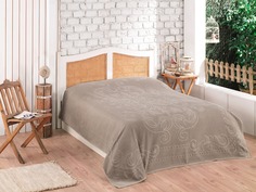 Покрывало-Простынь Diva Afrodita Natural Series Ester (200х220) коричневый, 100% хлопок