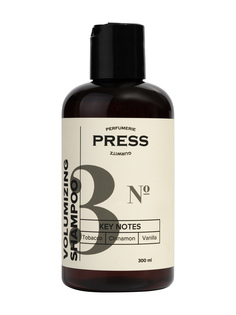 Шампунь для жирных волос у корней №3 Табак Ваниль Корица PRESS GURWITZ PERFUMERIE 300 мл