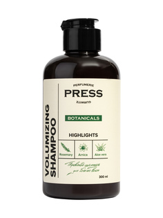 Шампунь для объема волос с ароматом черной смородины и мяты PRESS GURWITZ BOTANICALS 300мл